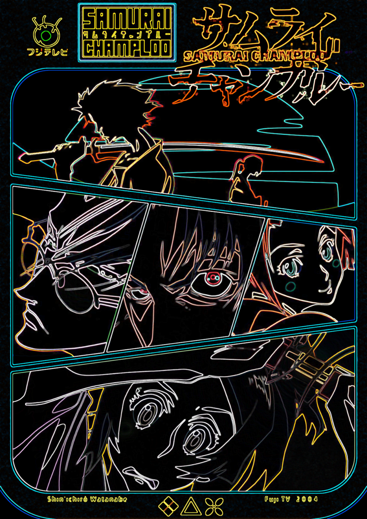 Samurai Champloo Bord Coloré